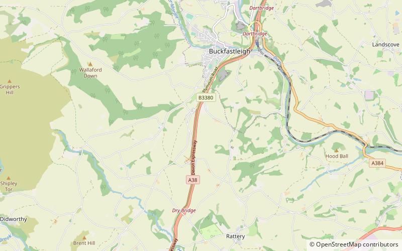 Buckfastleigh Racecourse location map