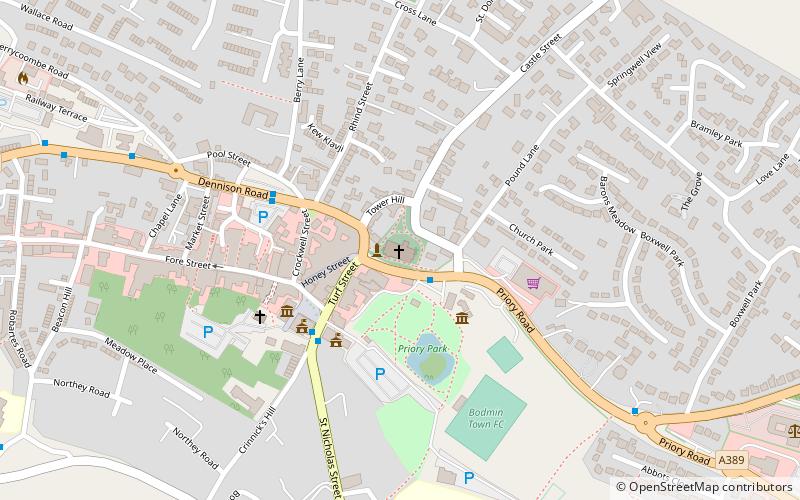 St Petroc's Church location map