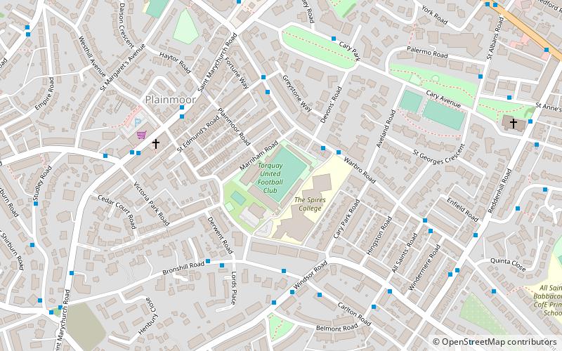 Plainmoor location map