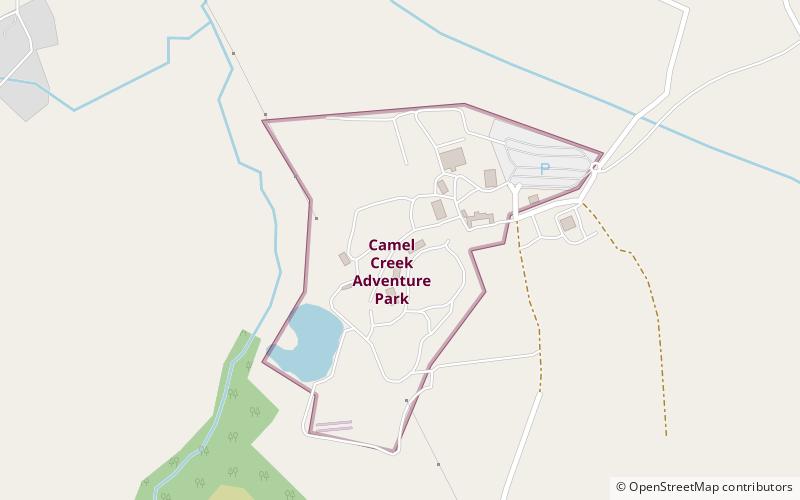 Camel Creek Adventure Park location map