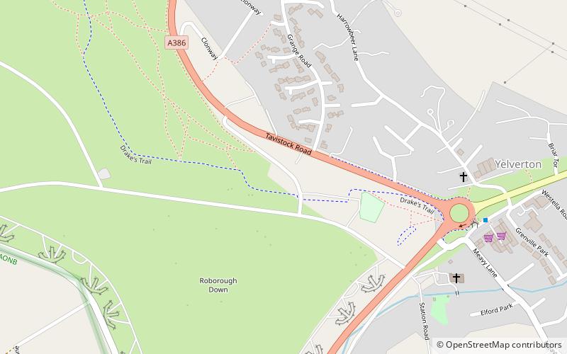 yelverton paperweight centre park narodowy dartmoor location map