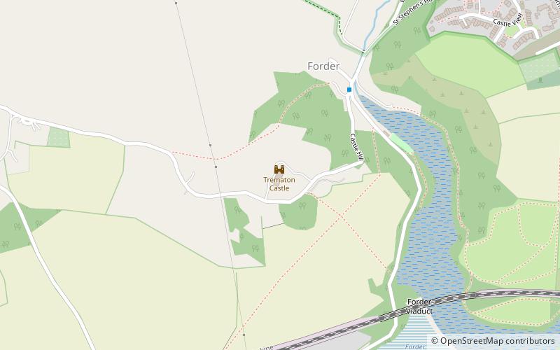 Trematon Castle location map