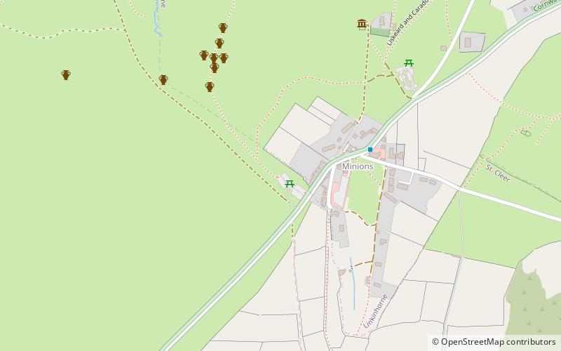 Hurlers location map