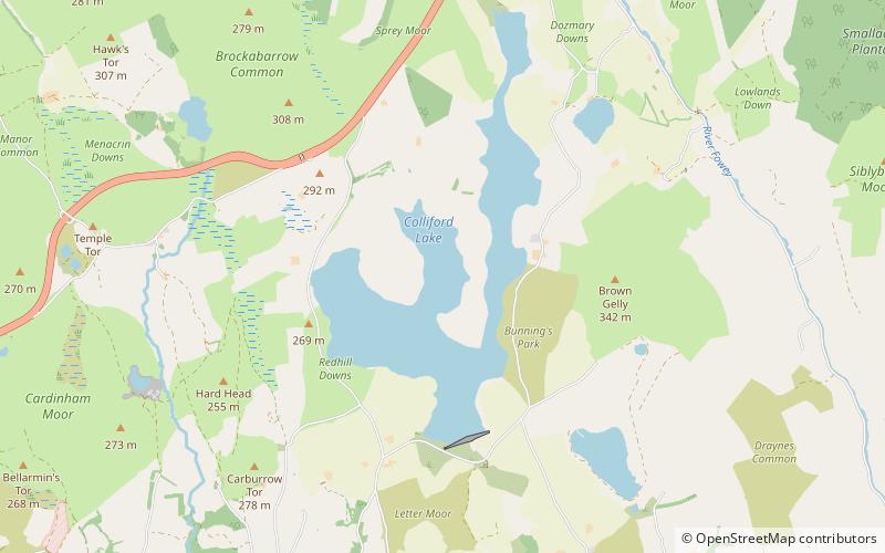Colliford Lake location map