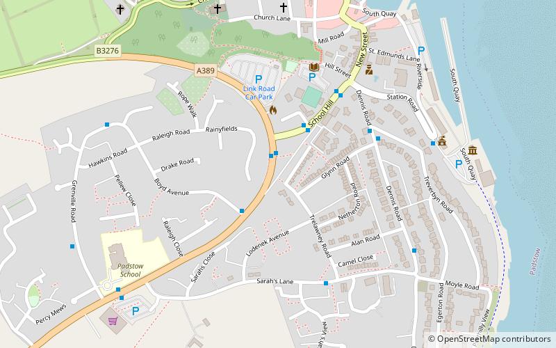 Saints' Way location map