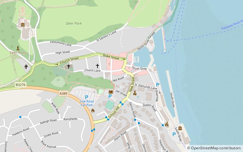 Padstow Museum location map