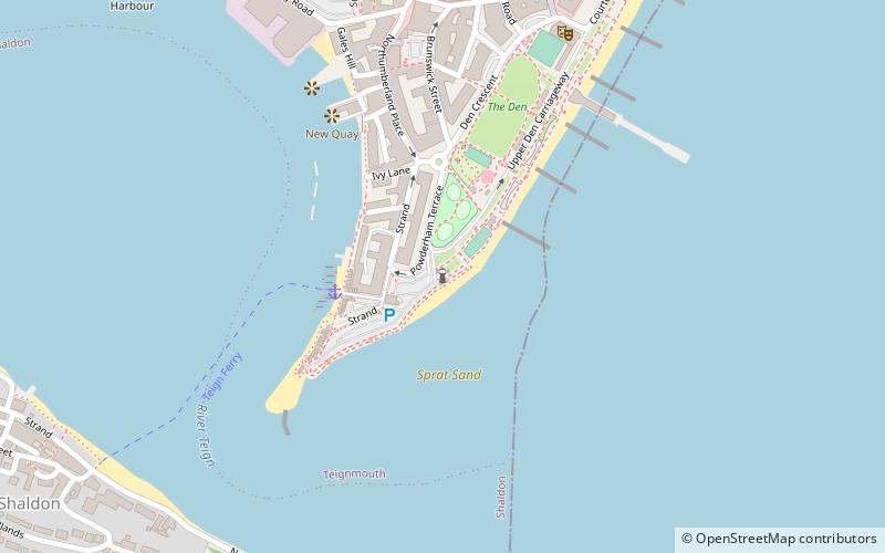 Teignmouth Lighthouse location map