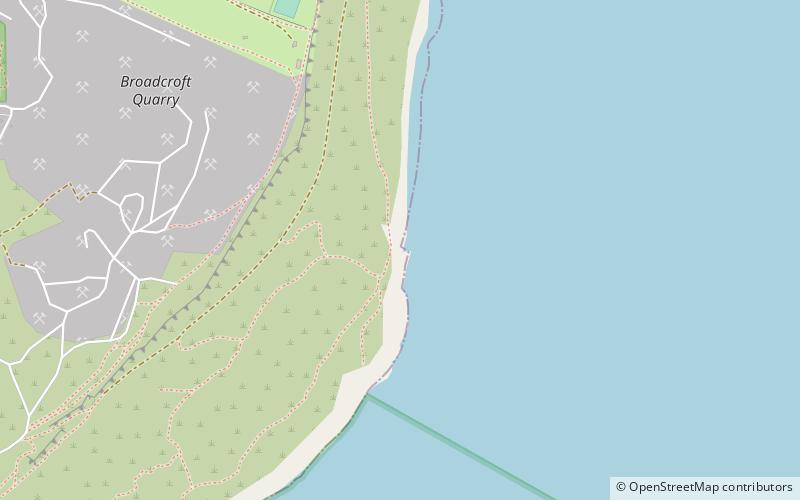Durdle Pier location map