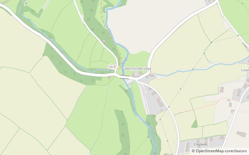 Wenfordbridge location map