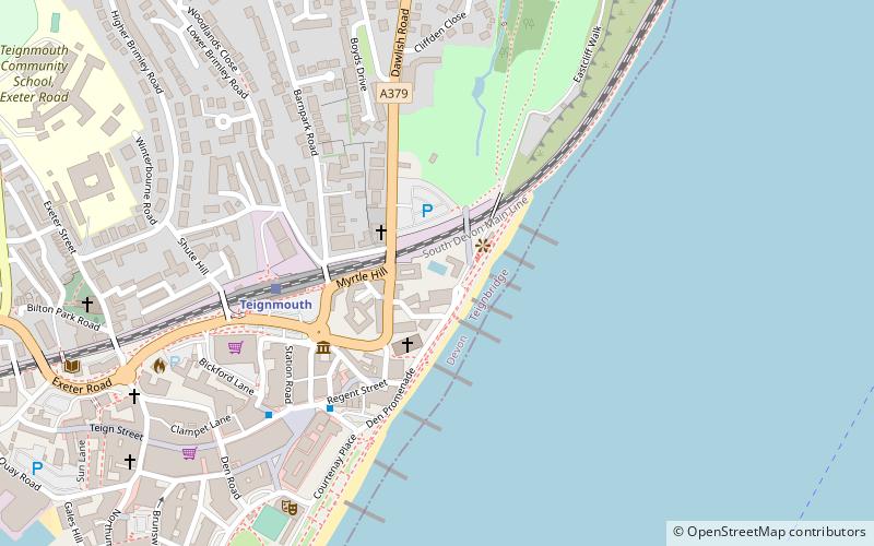 Teignmouth Lido location map