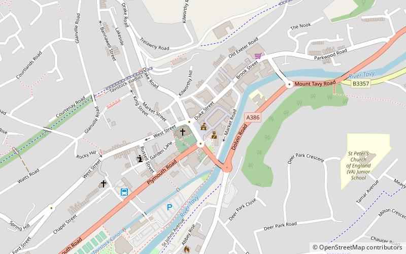 Tavistock Town Hall location map