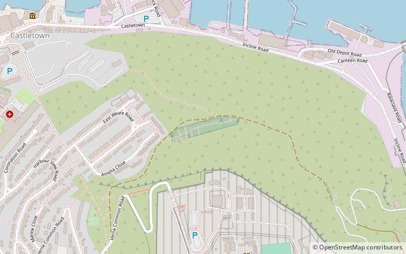 Royal Navy Cemetery location map