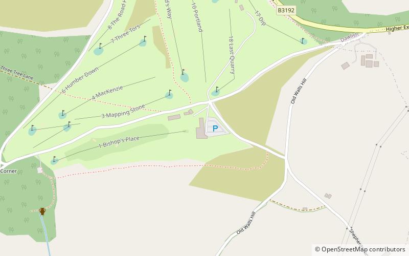 Teignmouth Golf Club location map