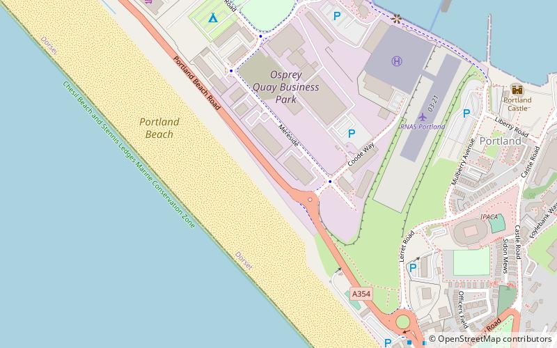 Weymouth y Pórtland location map