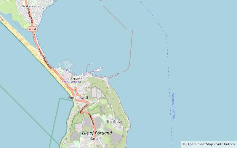 Inner Pierhead Fort location map