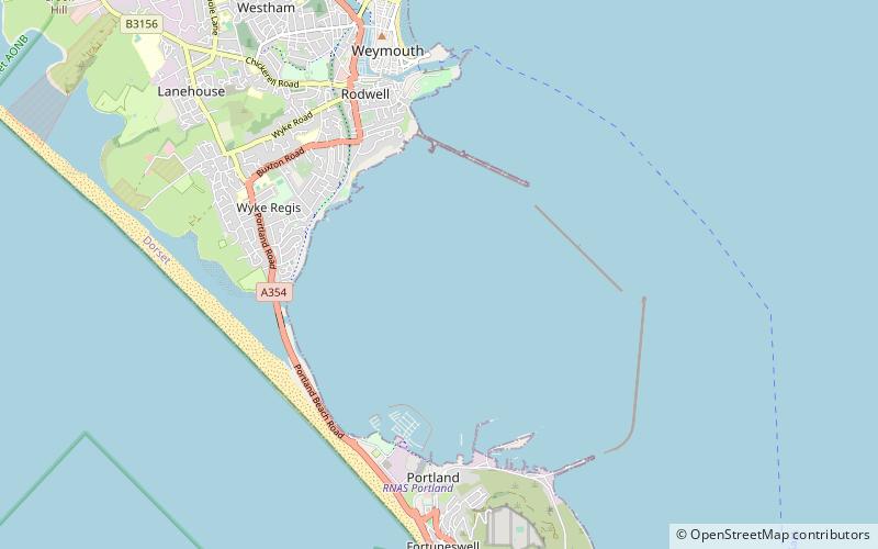Portland Harbour location map