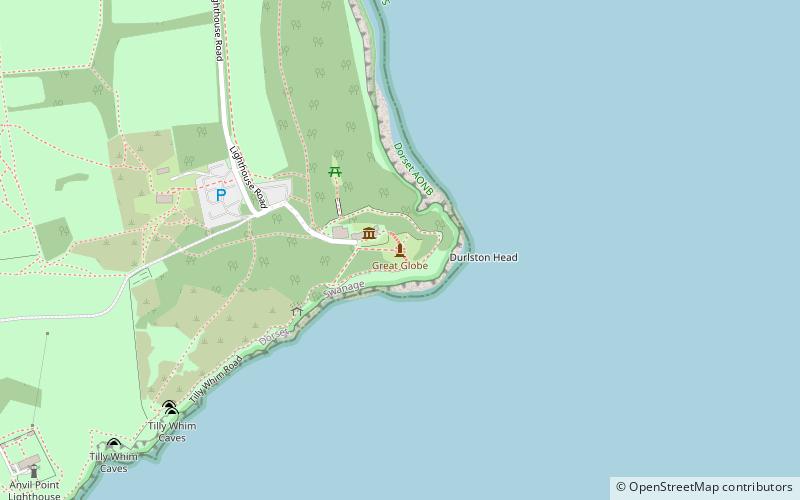 grosser globus swanage location map