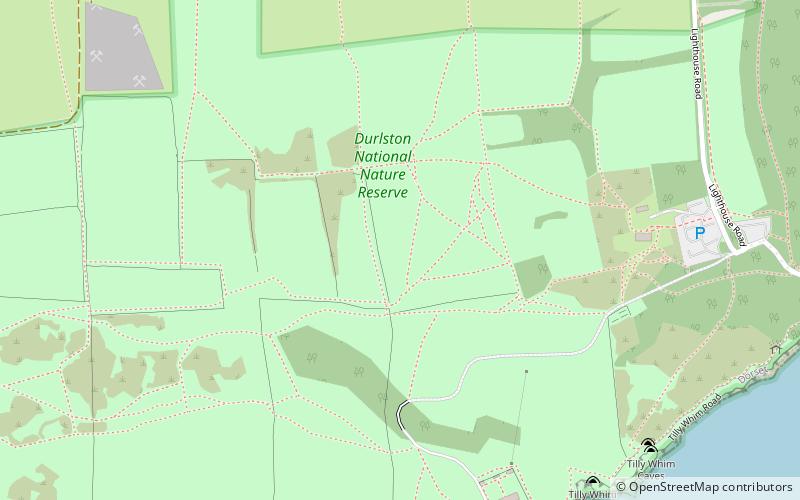 Durlston Country Park location map