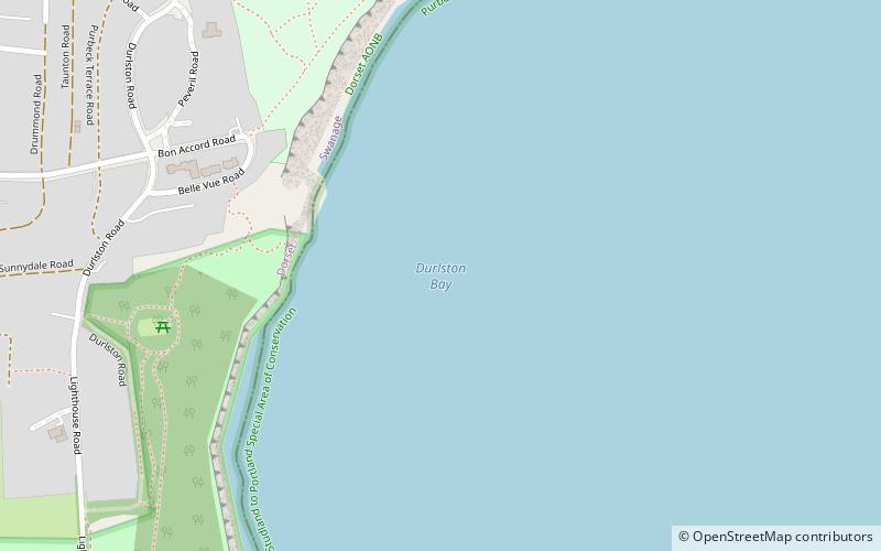 Durlston Bay location map