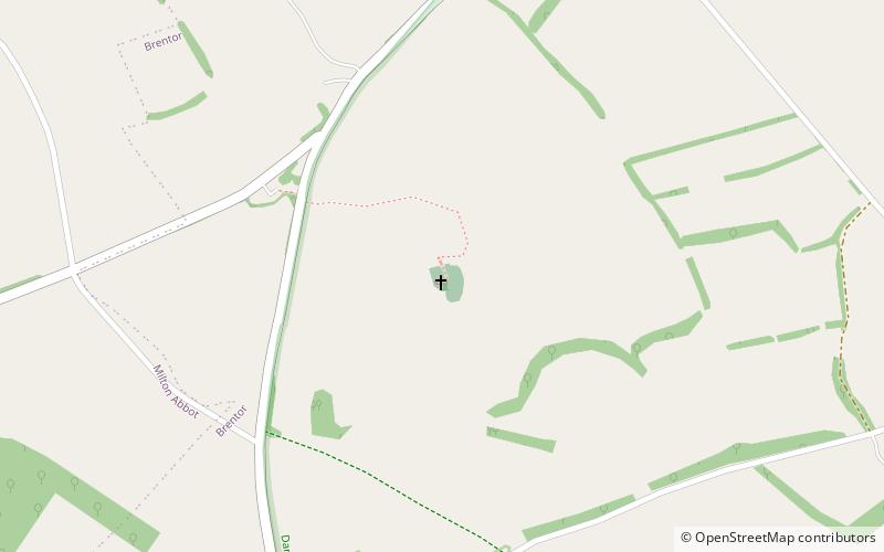 Brent Tor location map