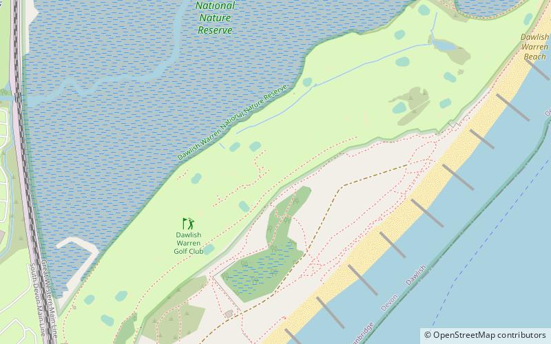 Narodowy Rezerwat Przyrody Dawlish Warren location map