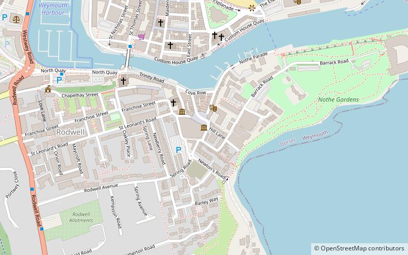 Weymouth Museum location map