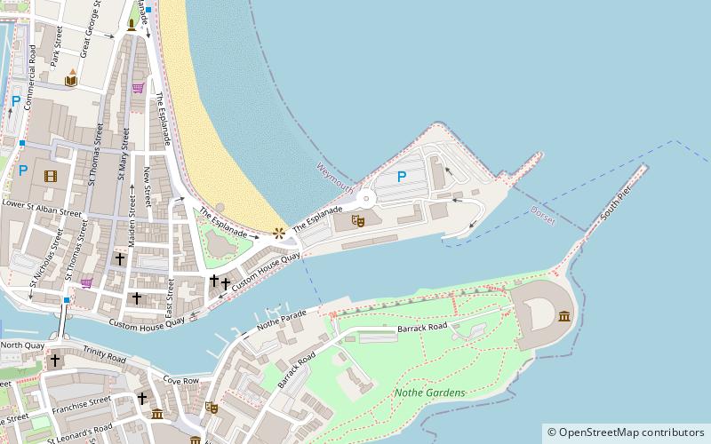 Weymouth Pavilion location map