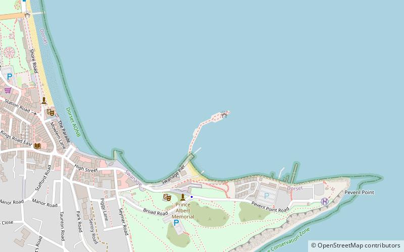 Swanage Pier location map