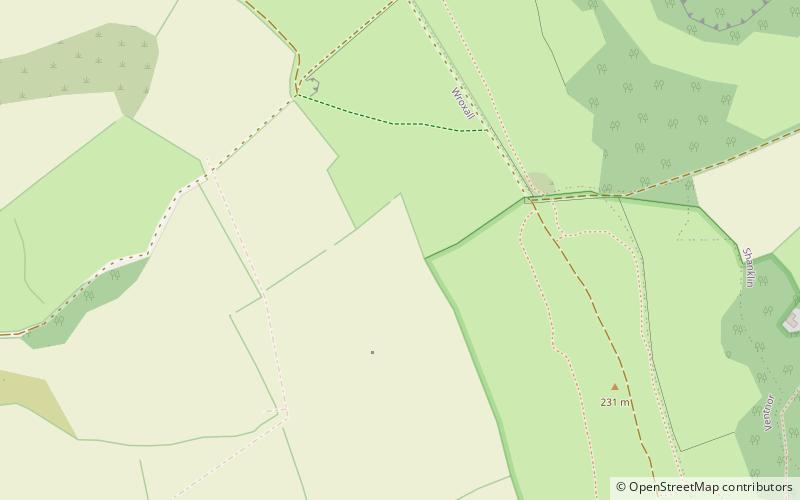 greatwood and cliff copses sssi isle of wight aonb location map