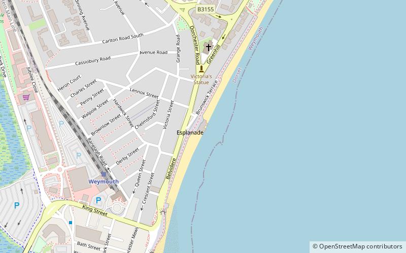 Pier Bandstand location map