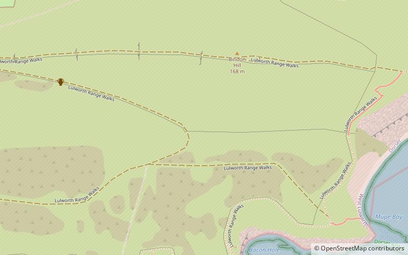 Bindon Hill location map