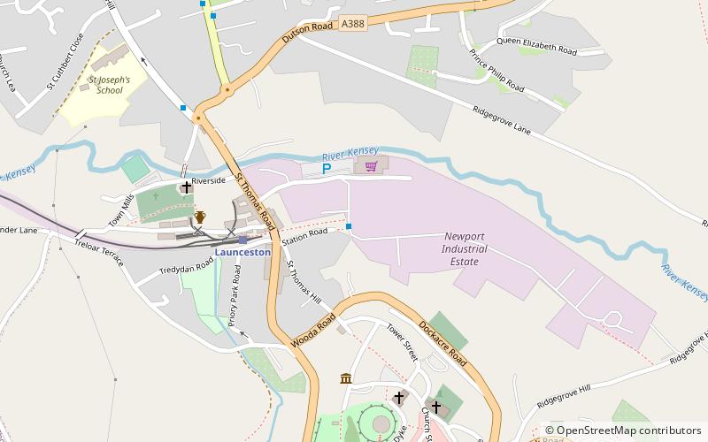 Launceston Steam Railway location map