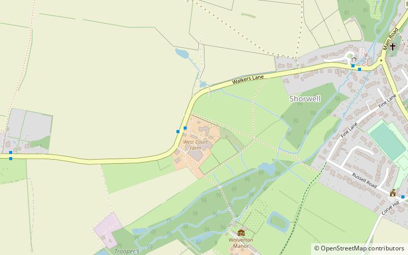 Westcourt Manor location map