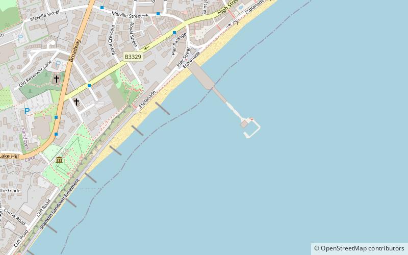 Sandown Pier location map