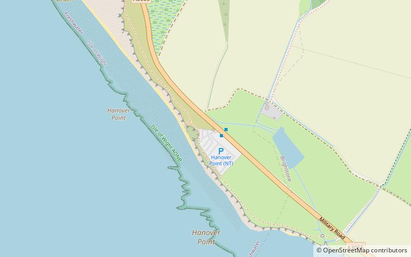 compton beach isle of wight location map