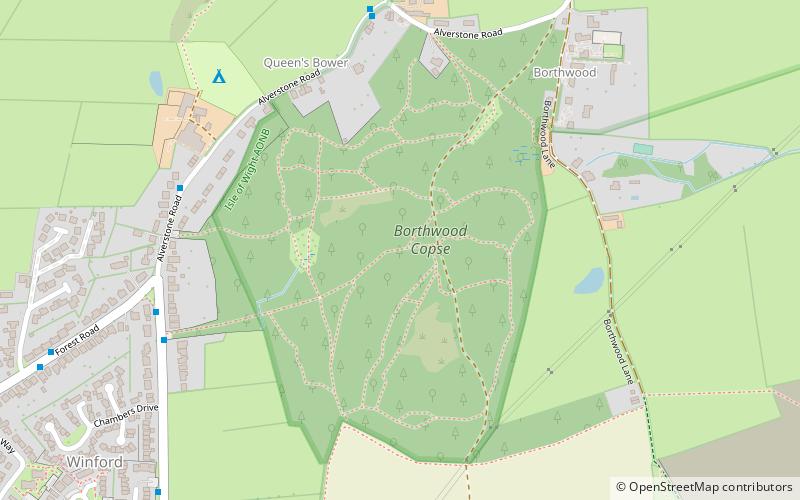 Borthwood Copse location map