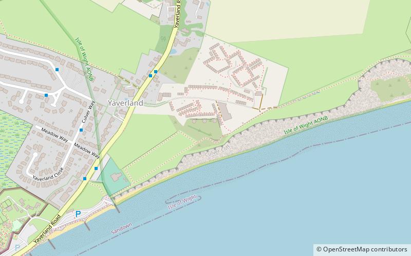 Yaverland Battery location map