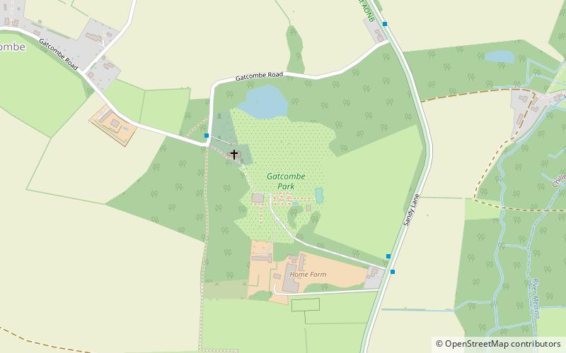 gatcombe house ile de wight location map