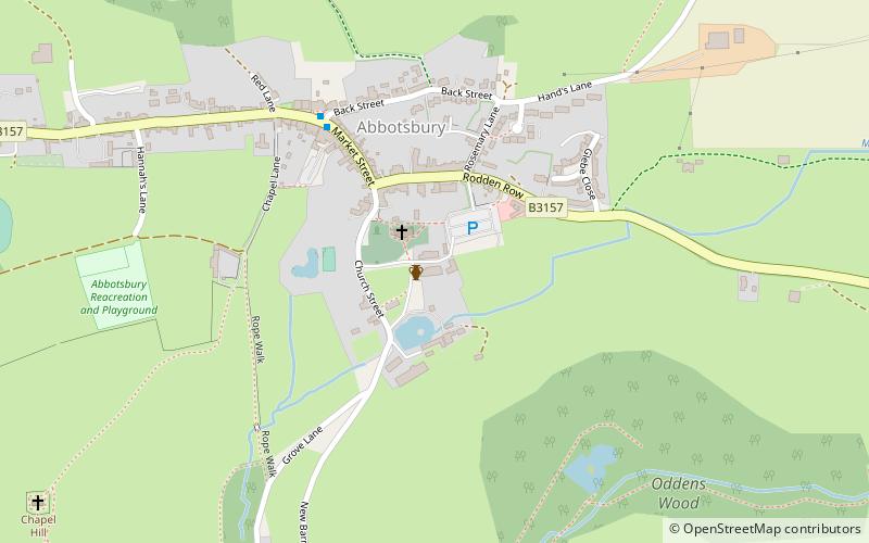 Abbotsbury Abbey location map