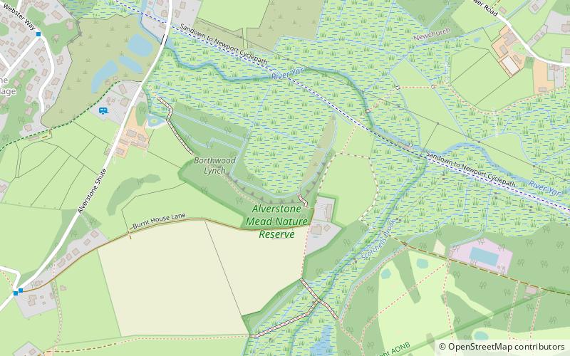Rezerwat Przyrody Alverstone Mead location map