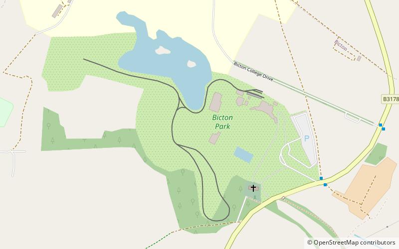 Bicton Park location map