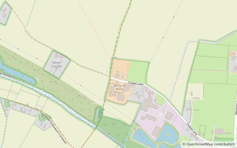 merstone manor wight location map