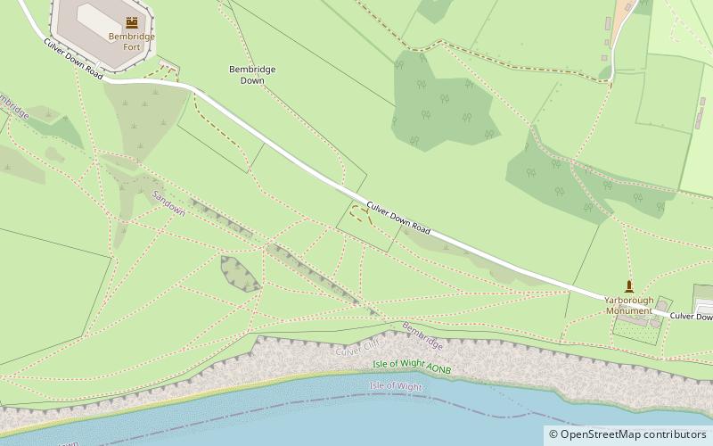 Bembridge Down location map