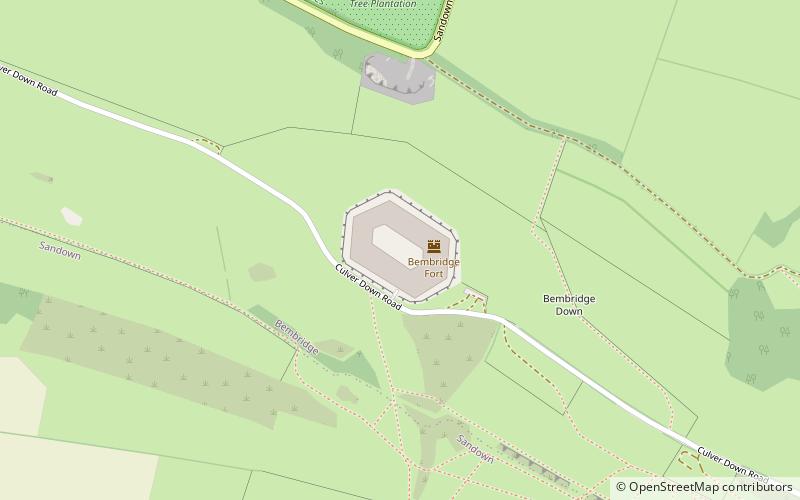 Bembridge Fort location map