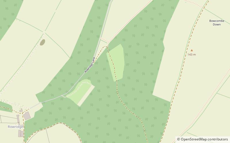 rowridge valley isle of wight aonb location map