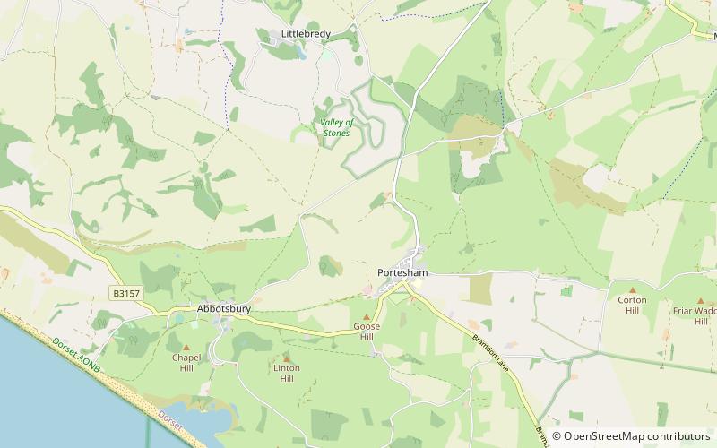 Hampton Down Stone Circle location map