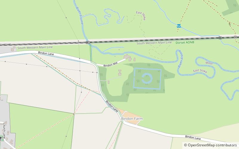 Bindon Abbey Wellness Retreat location map