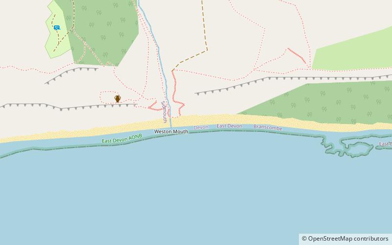 Weston Mouth location map