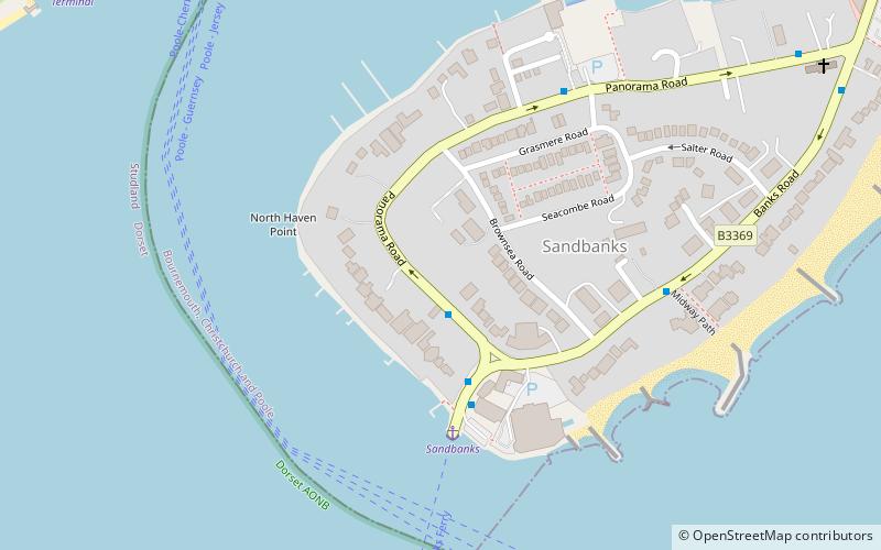 Bournemouth Coast Path location map