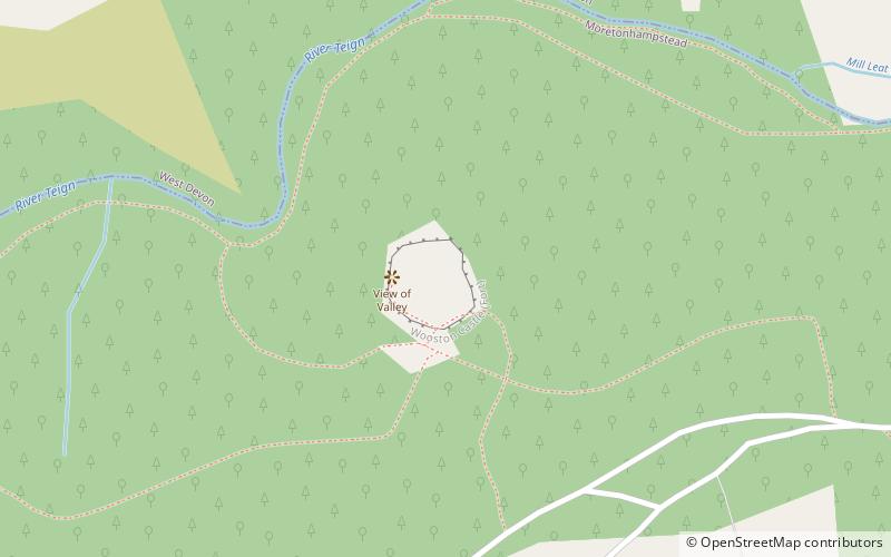 Wooston Castle location map